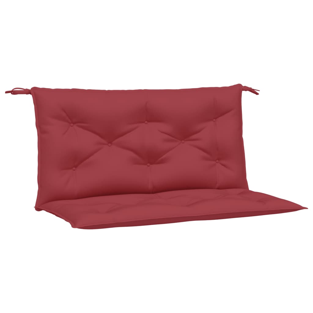 VidaXL Garden bench cushions 2 st 100x50x7 cm Oxford fabric wine red