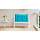 Vidaxl Garden Bench polštáře 2 st 100x50x7 cm textilní tyrkysová