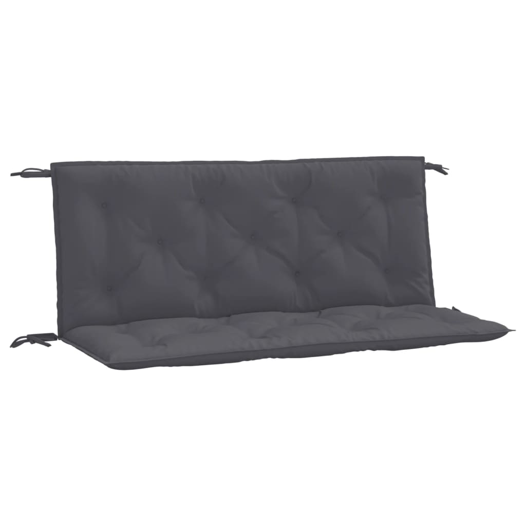 Vidaxl Garden Bench polštáře 2 ks 120x50x7 cm oxford tkanina Antracite barevný