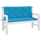 Vidaxl Garden bench cushions 2 pcs 120x50x7 cm Oxford fabric light blue