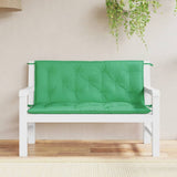 Vidaxl Garden bench cushions 2 pcs 120x50x7 cm Oxford fabric green
