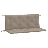 Vidaxl Garden Banch Cushions 2 PCS 120x50x7 cm Tessuto Oxford Taupe