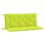 Vidaxl Garden bench cushions 2 pcs 120x50x7 cm Oxford fabric clear green