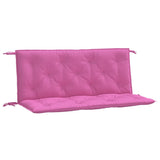 Vidaxl Garden Bench Cushions 2 PCS 120x50x7 cm in tessuto rosa