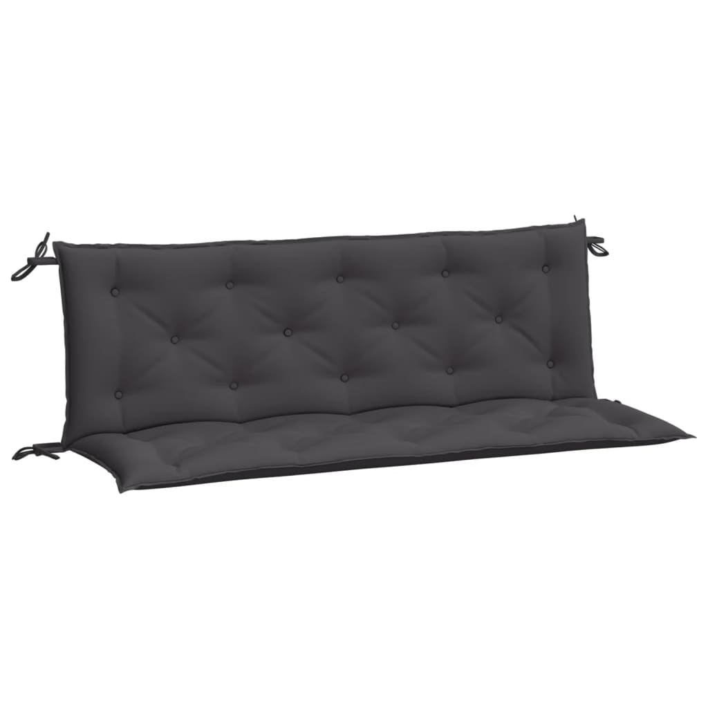 Vidaxl Garden bench cushions 2 st 150x50x7 cm Oxford fabric anthracite colored