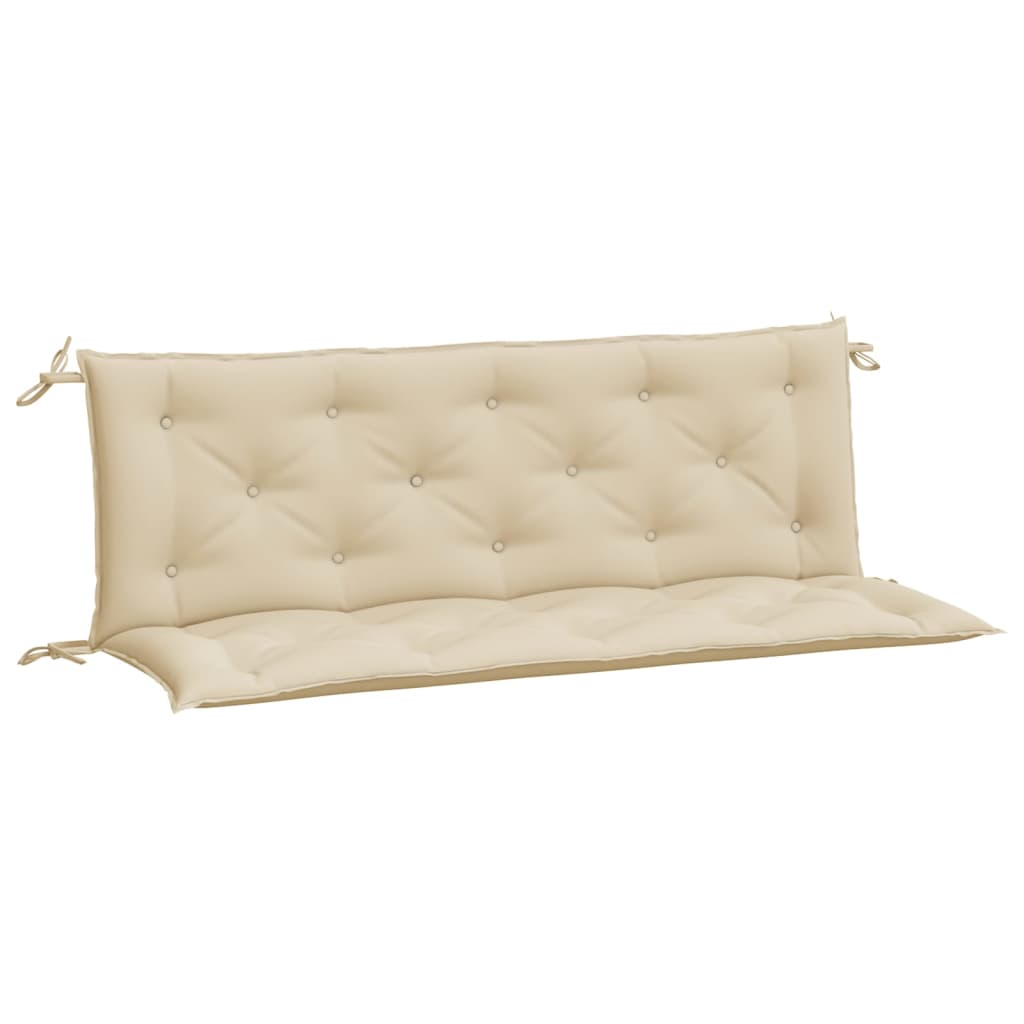 Vidaxl Garden Bench polštáře 2 st 150x50x7 cm oxfordská textilie béžová