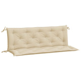 Vidaxl Garden Bench polštáře 2 st 150x50x7 cm oxfordská textilie béžová
