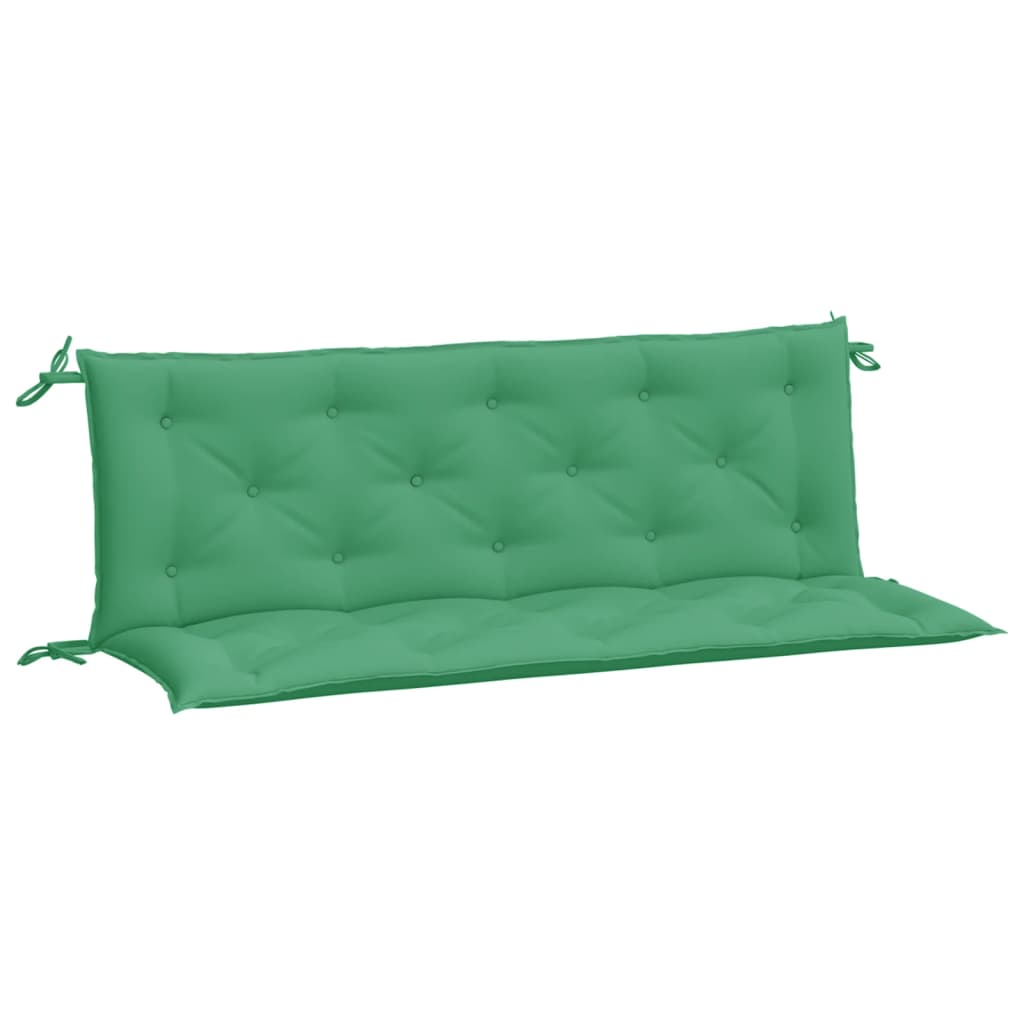 Vidaxl Garden bench cushions 2 st 150x50x7 cm Oxford fabric green