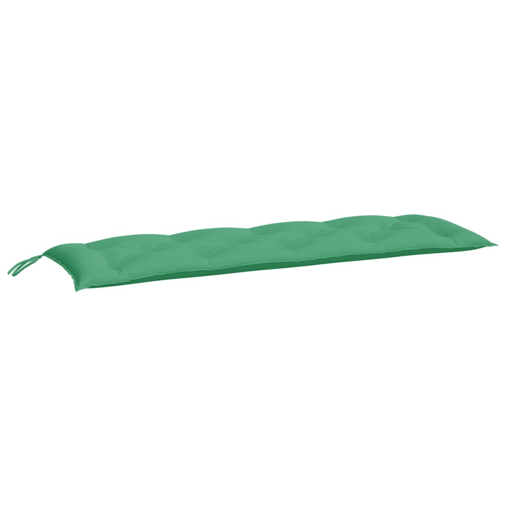 Vidaxl Garden bench cushions 2 st 150x50x7 cm Oxford fabric green