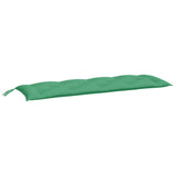 Vidaxl Garden bench cushions 2 st 150x50x7 cm Oxford fabric green