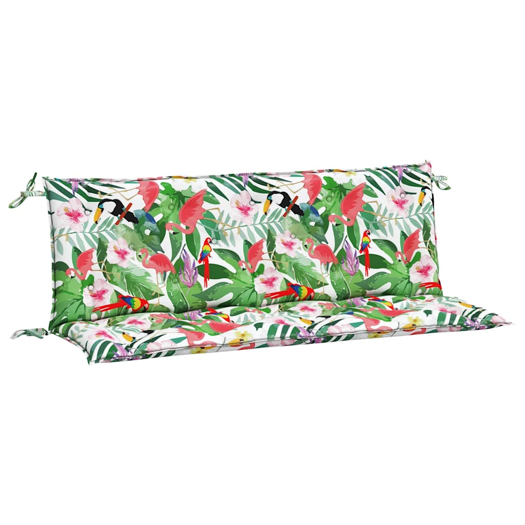 VidaXL Garden bench cushions 2 st 150x50x7 cm fabric multi -colored