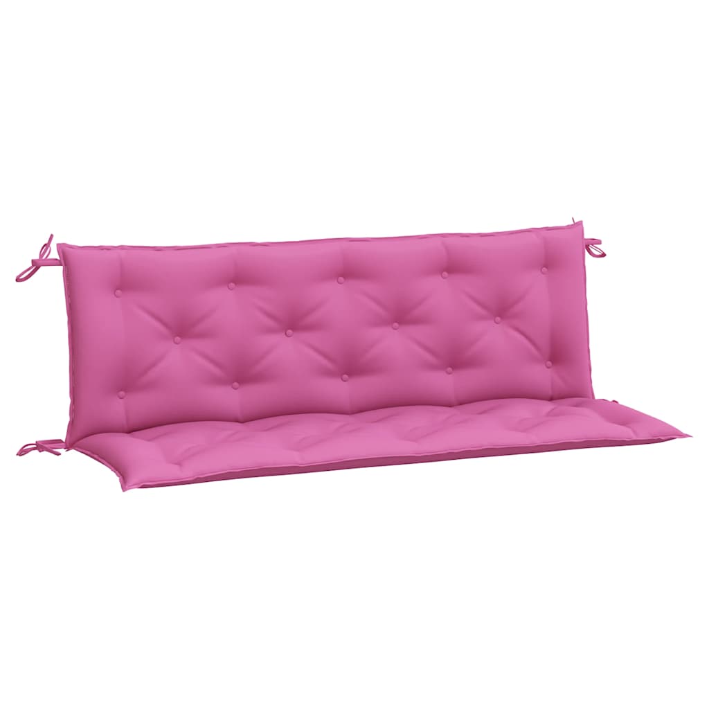 Vidaxl Garden bench cushions 2 st 150x50x7 cm Fabric pink