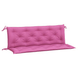 Vidaxl Garden bench cushions 2 st 150x50x7 cm Fabric pink