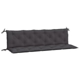 Vidaxl Garden Bench Puter 2 PCS 180x50x7 CM Oxford Fabric Anthracite Farget