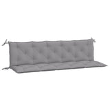 Vidaxl Garden bench cushions 2 pcs 180x50x7 cm Oxford fabric gray