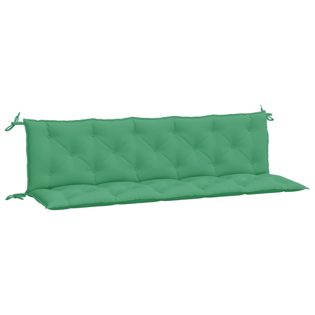 Vidaxl Garden bench cushions 2 st 180x50x7 cm Oxford fabric green