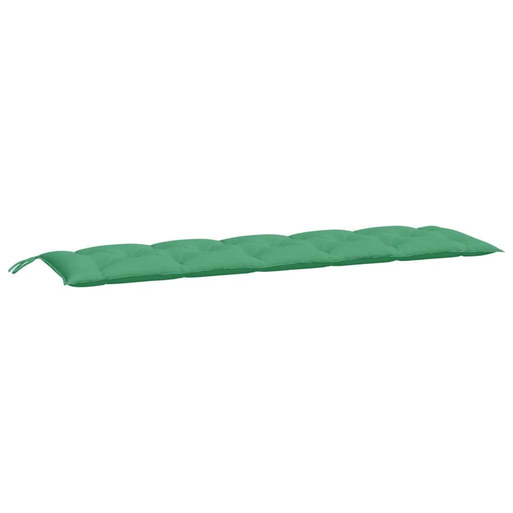 Vidaxl Garden bench cushions 2 st 180x50x7 cm Oxford fabric green