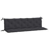 Vidaxl Garden bench cushions 2 st 180x50x7 cm Oxford fabric black