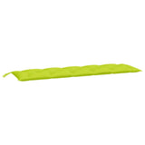Vidaxl Garden bench cushions 2 pcs 180x50x7 cm Oxford fabric clear green