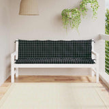 VidaXL Garden bench cushions 2 St Oxford Fabric Doubt Pattern Black
