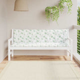 Vidaxl Garden Bench Cushions 2 St Oxford Fabric Leaf Pattern