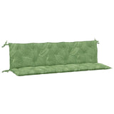 Vidaxl Garden Bench Cushions 2 St Oxford Fabric Leaf Pattern