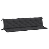Vidaxl Garden Bench Puder 2 St 200x50x7 cm Oxford Stof sort sort