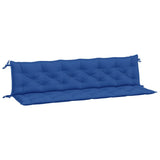 Vidaxl Garden bench cushions 2 ST 200x50x7 cm Oxford fabric blue