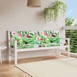 VidaXL Garden bench cushions 2 ST 200x50x7 cm fabric multi -colored