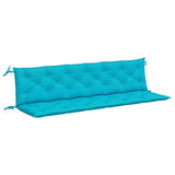 Vidaxl Garden bench cushions 2 ST 200x50x7 cm Fabric Turquoise
