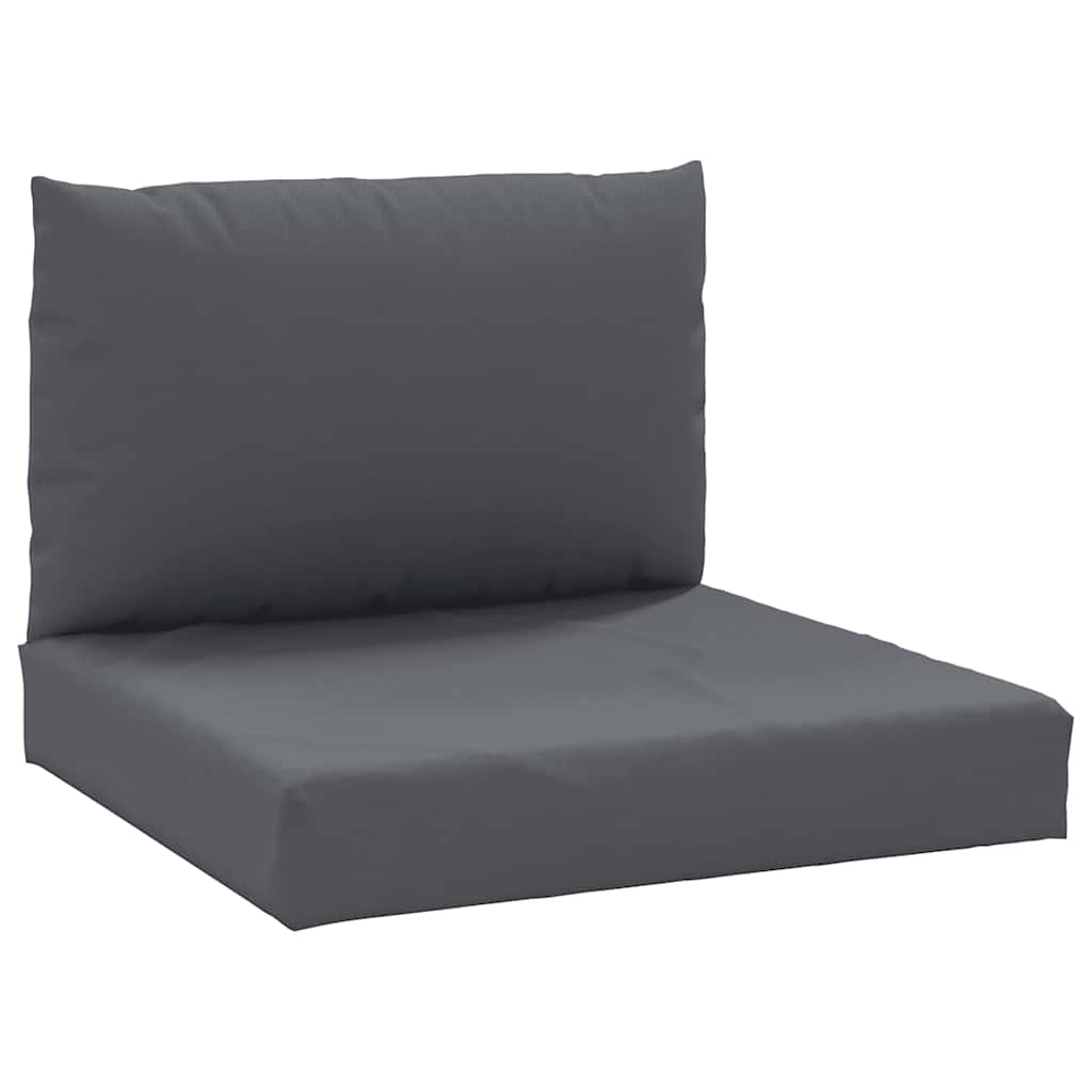 Vidaxl Pallet cushions 2 st fabric anthracite