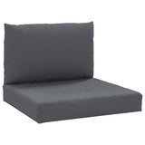 Vidaxl Pallet cushions 2 st fabric anthracite