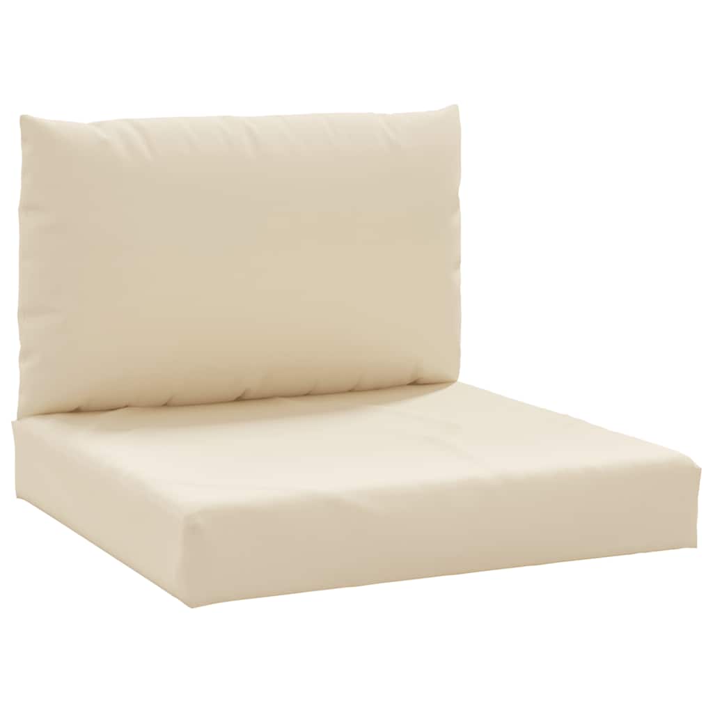 Vidaxl Pallet cushions 2 st fabric beige