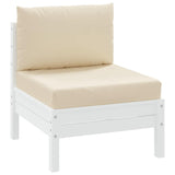Vidaxl Pallet cushions 2 st fabric beige