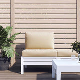Vidaxl Pallet cushions 2 st fabric beige
