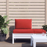 Vidaxl Pallet Cushions 2 St Fabric Red