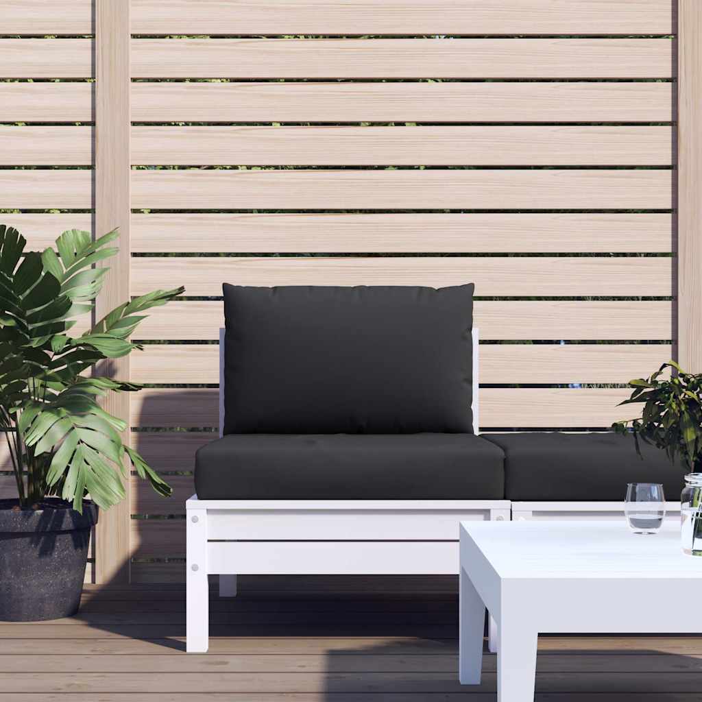 Vidaxl Pallet Cushions 2 St tessuto nero