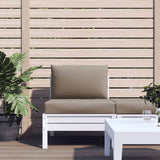 Vidaxl Pallet cushions 2 St Oxford Fabric Taupe
