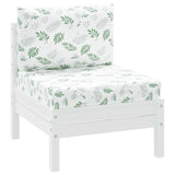 VidaXL Pallet cushions 2 ST Leaf pattern Oxford fabric