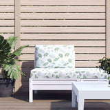 VidaXL Pallet cushions 2 ST Leaf pattern Oxford fabric