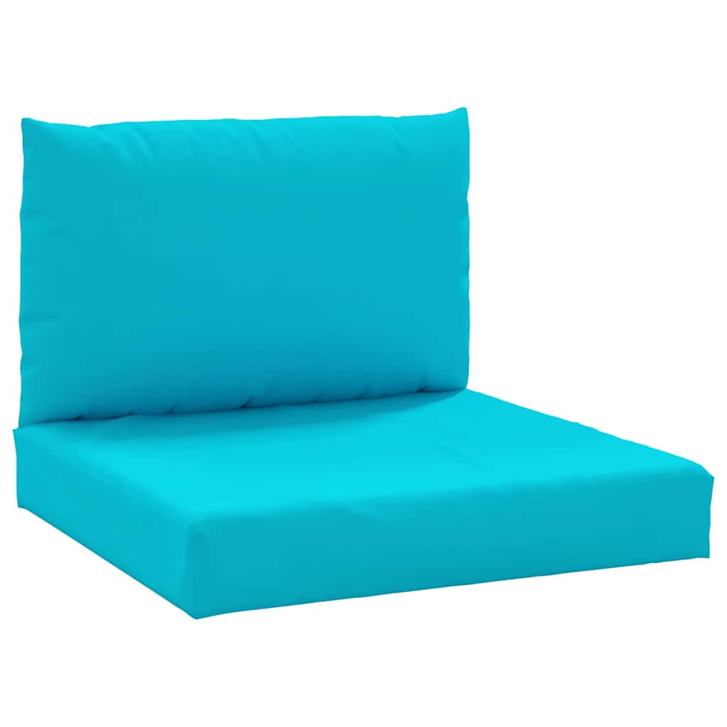 Cojines de paleta Vidaxl 2 de tela de oxford turquesa