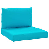 Cojines de paleta Vidaxl 2 de tela de oxford turquesa