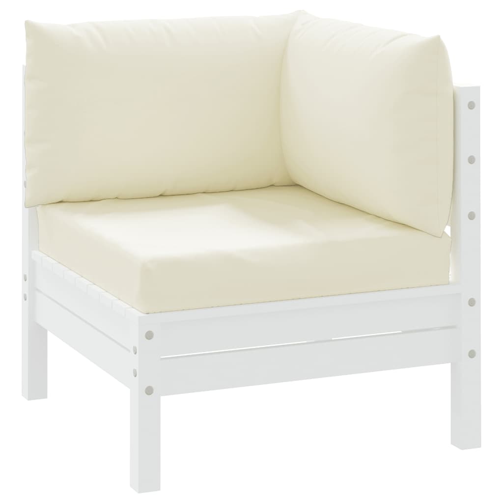 Cuscini di pallet Vidaxl 3 St Oxford Fabric Crèmewit