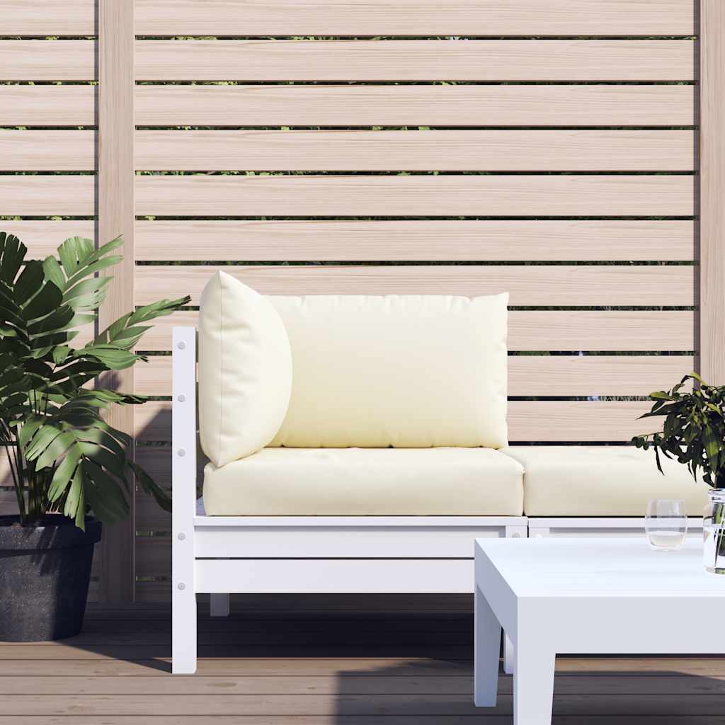 Cuscini di pallet Vidaxl 3 St Oxford Fabric Crèmewit
