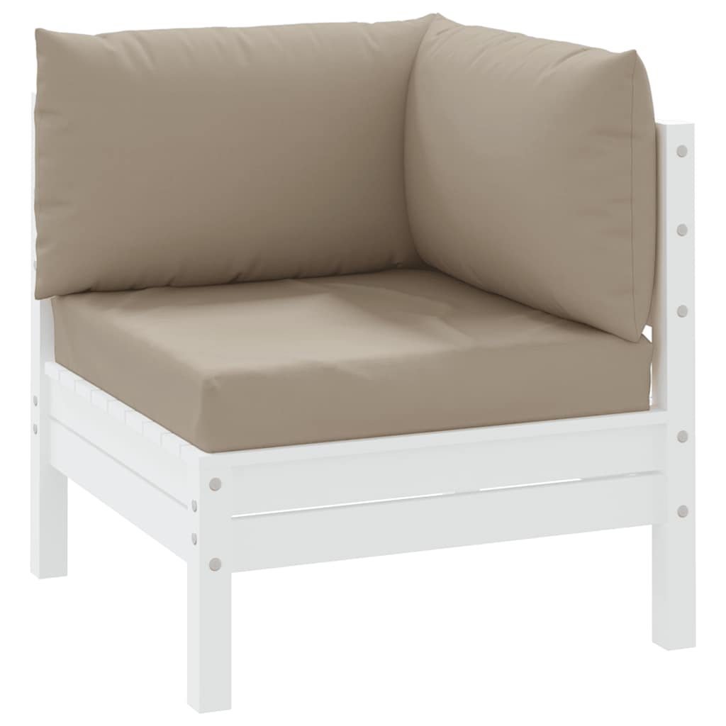 Vidaxl Pallet cushions 3 St Oxford Fabric Taupe