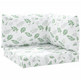Vidaxl Pallet cushions 3 ST Leaf pattern Oxford Fabric