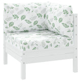 Vidaxl Pallet cushions 3 ST Leaf pattern Oxford Fabric