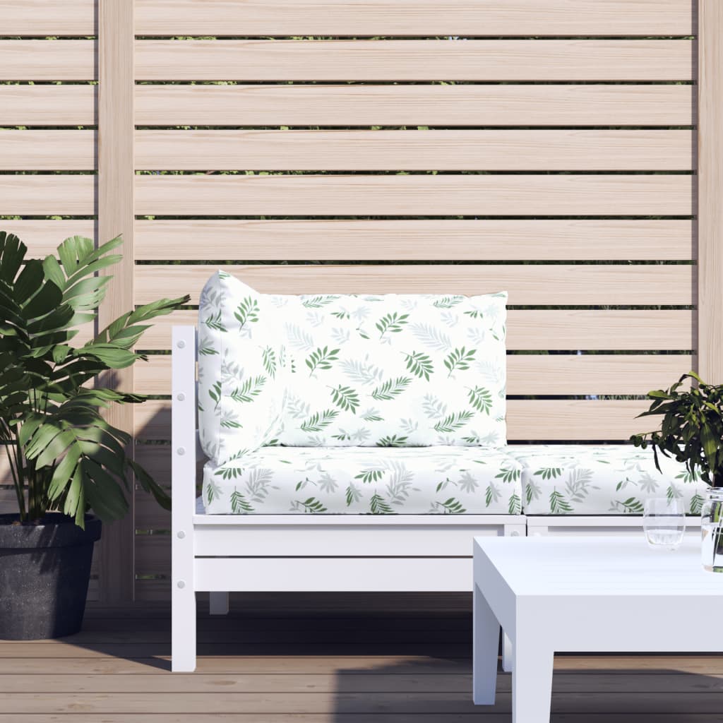 Vidaxl Pallet cushions 3 ST Leaf pattern Oxford Fabric