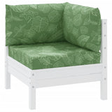 Cuscini di pallet Vidaxl 3 ST Modello fogliare Oxford tessuto