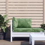 Cuscini di pallet Vidaxl 3 ST Modello fogliare Oxford tessuto